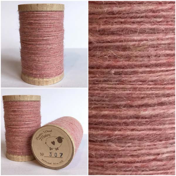 Rustic Pure Wool Thread - Soft Pink (307)