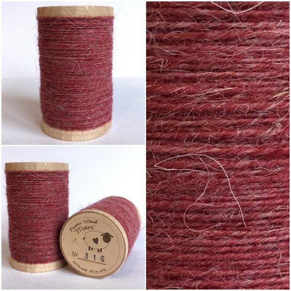 Rustic Pure Wool Thread - Cranberry (316)