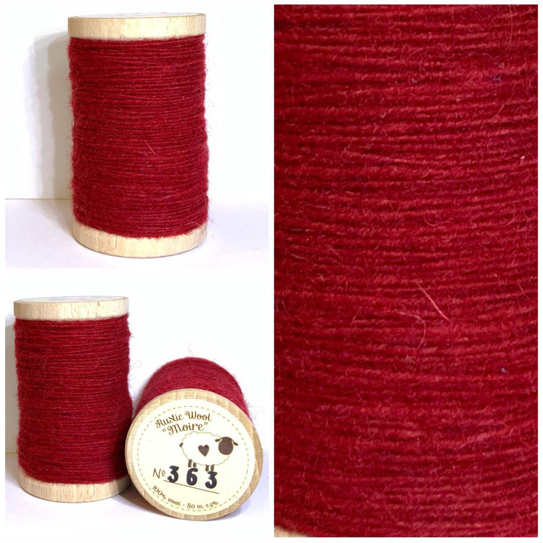 Rustic Pure Wool Thread - Strawberry Jam (363)
