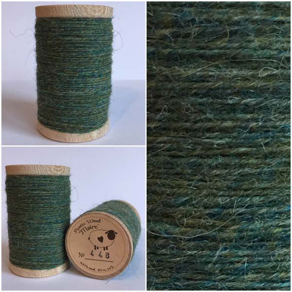 Rustic Pure Wool Thread - Forest (448)