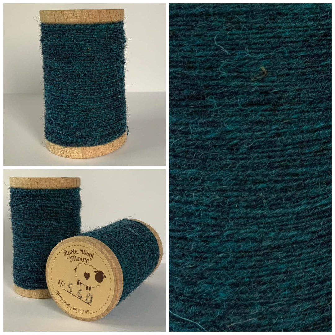 Rustic Pure Wool Thread - Dark Teal (540)