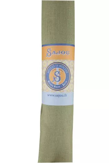 French Embroidery Linen - Moss
