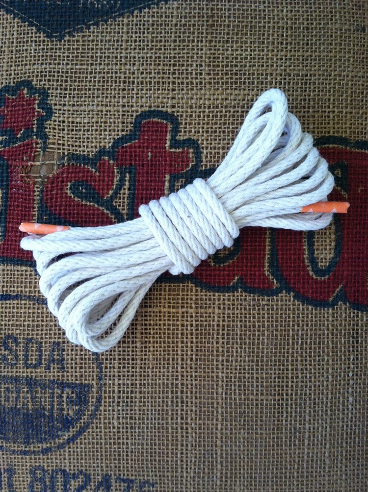 Natural Cotton Braid Rope (3/16")