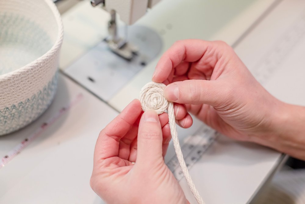 Natural Cotton Braid Rope (3/16")