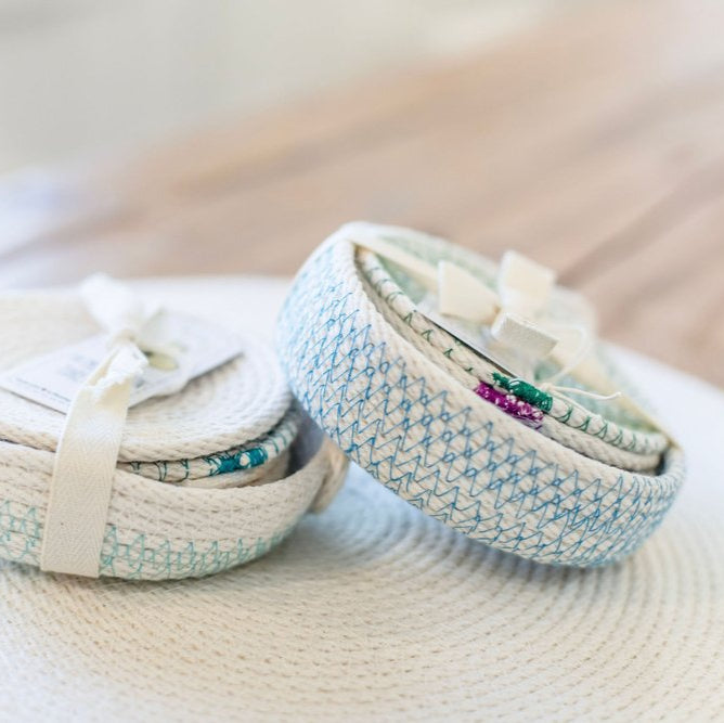 Roped Coil Basket DIY Kit - Coasters and Basket Set