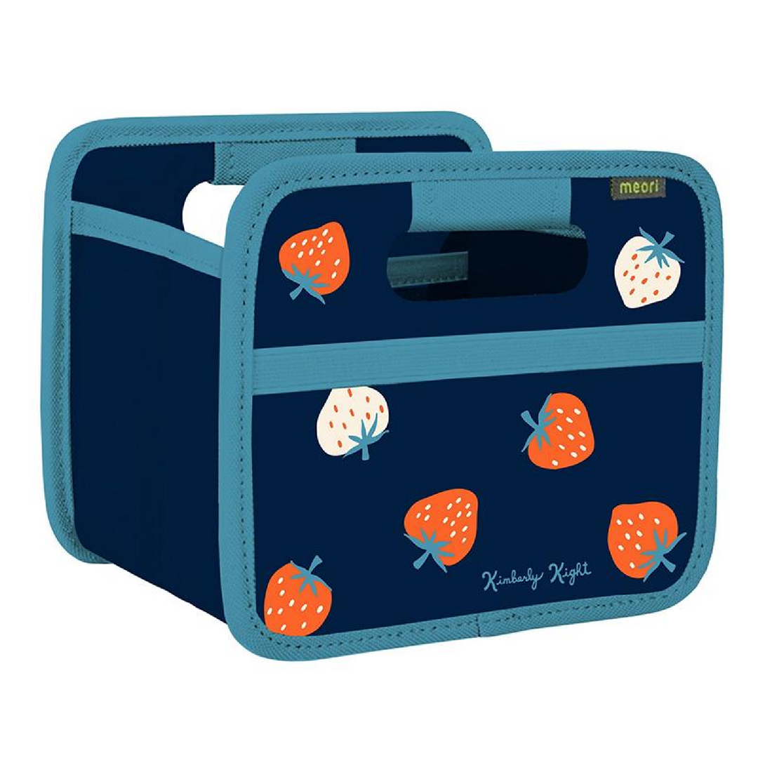 Mini Foldable Fabric Storage Box - Ruby Star Society Strawberries