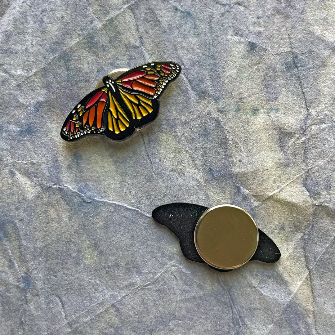 Magnetic Enamel Needle Minder - Pollinators Monarch Butterfly