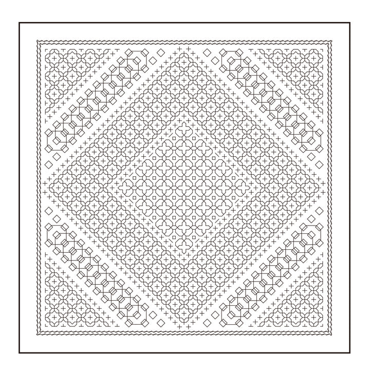 Mixed Style Sashiko Stitching Sampler - Morning Glory (1109 / 13109)