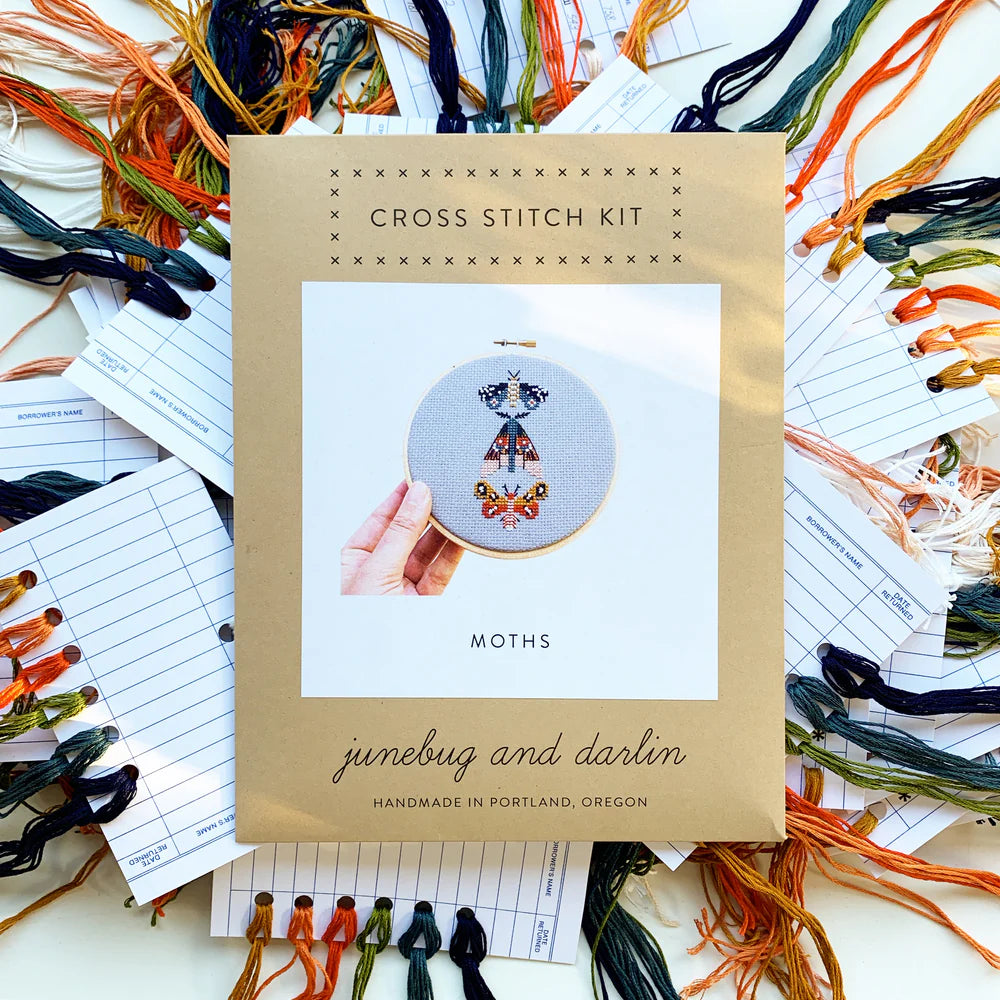Moths Cross Stitch Kit
