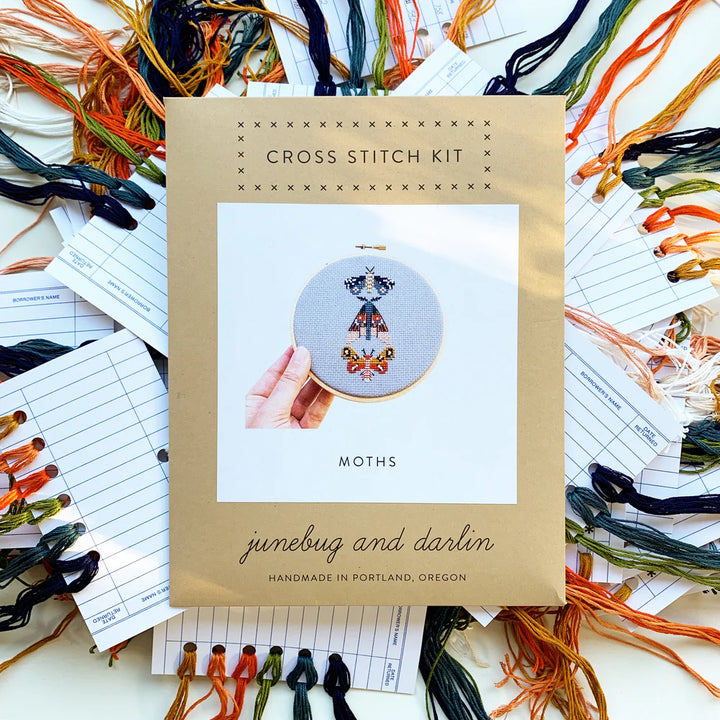 Moths Cross Stitch Kit