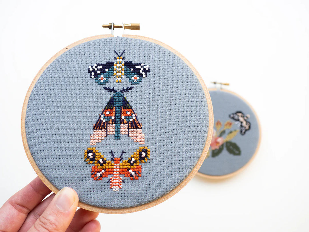 Moths Cross Stitch Kit