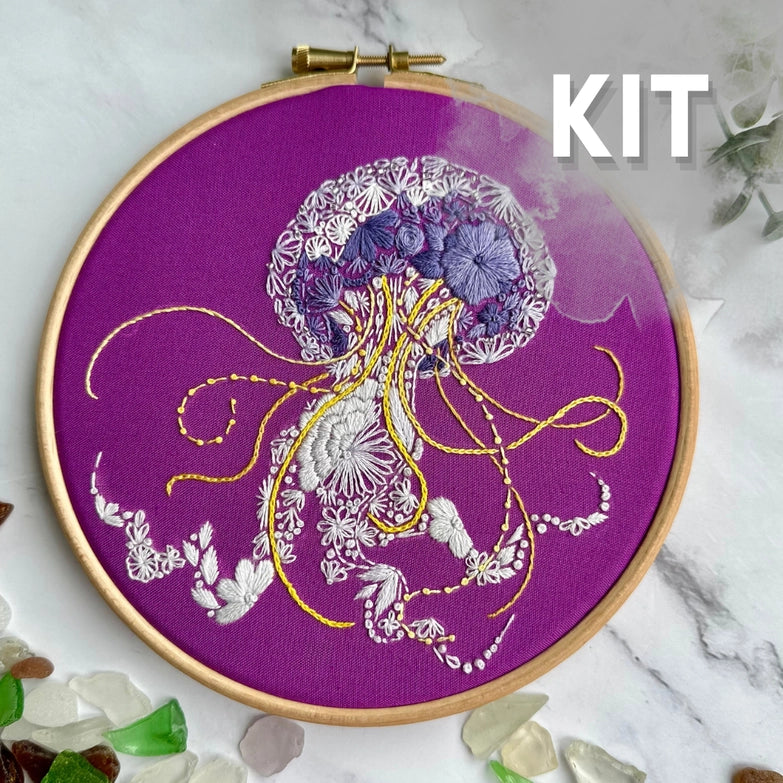 Jellyfish Embroidery Kit