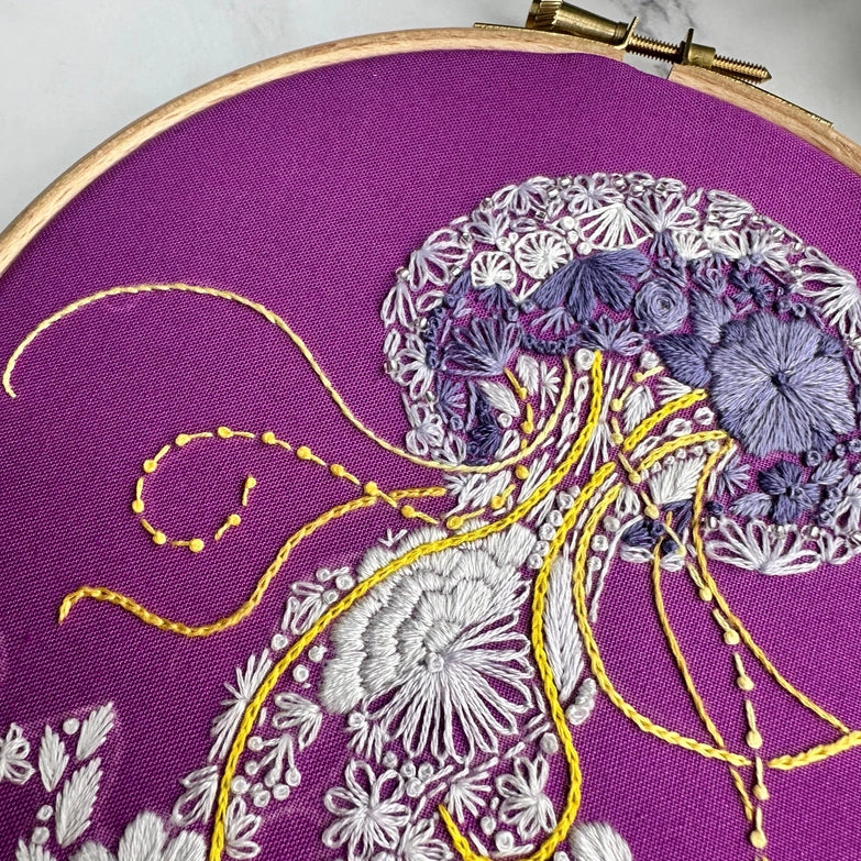 Jellyfish Embroidery Kit