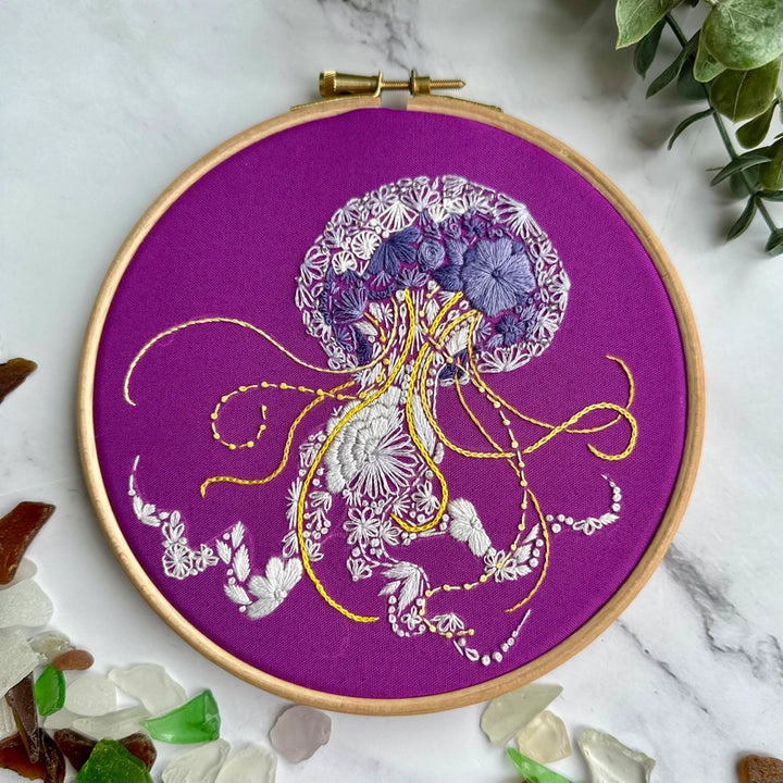 Jellyfish Embroidery Kit