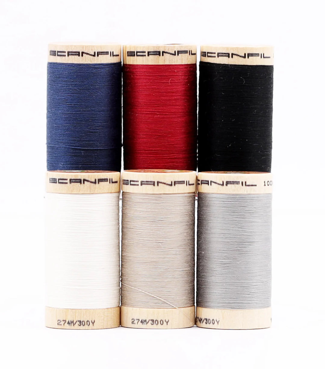 Organic Cotton Sewing Thread Set - Neutrals (30/2wt)