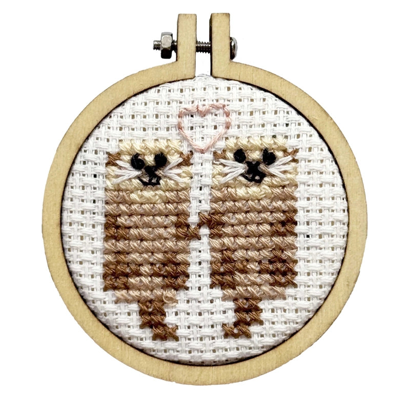 Mini Matchbox Cross Stitch Kit - You're Otterly Amazing!