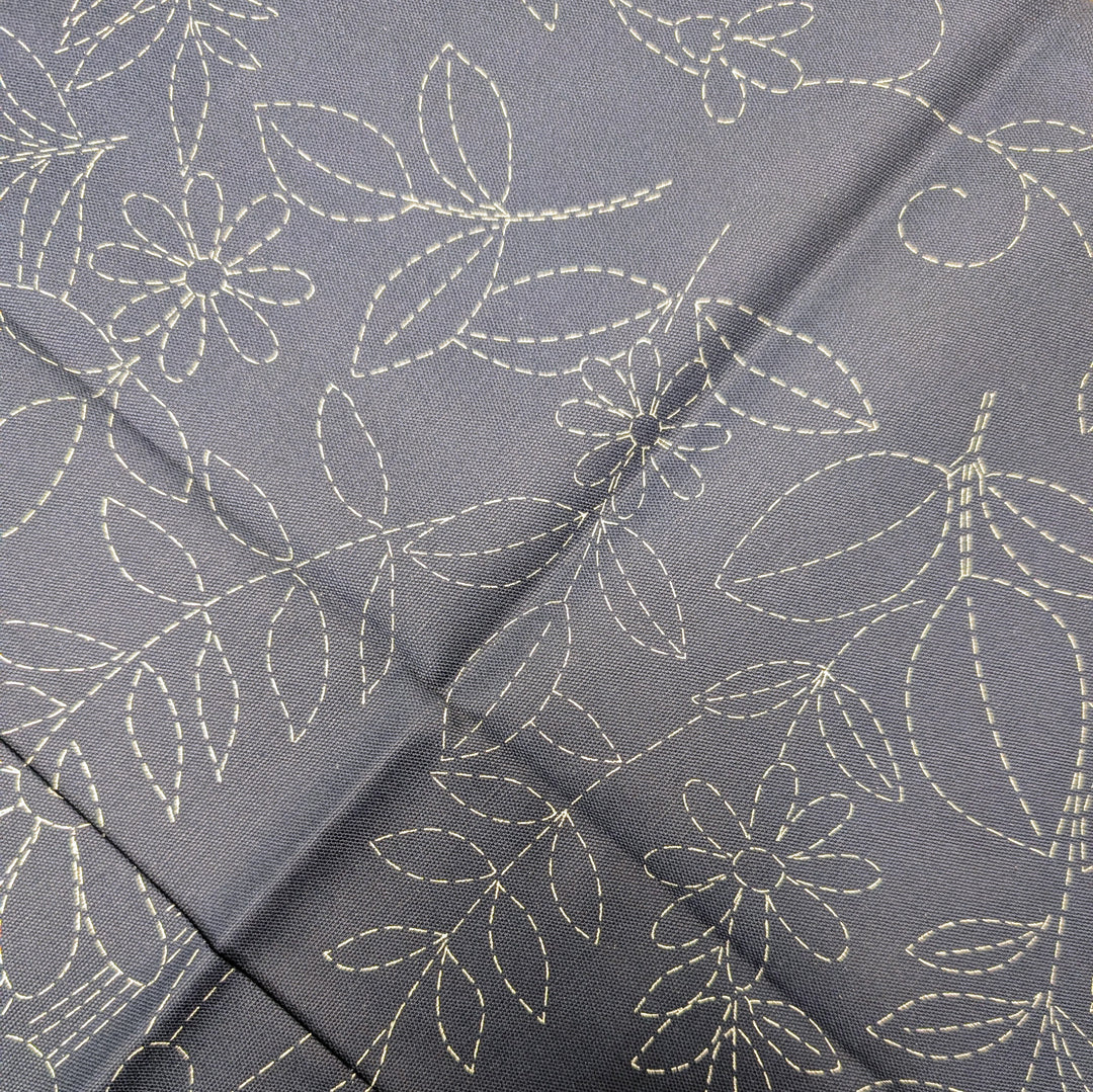 Large Sashiko Panel - Flower Bouquet