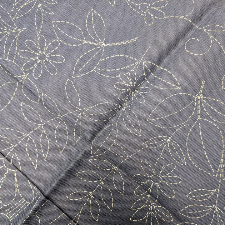 Large Sashiko Panel - Flower Bouquet