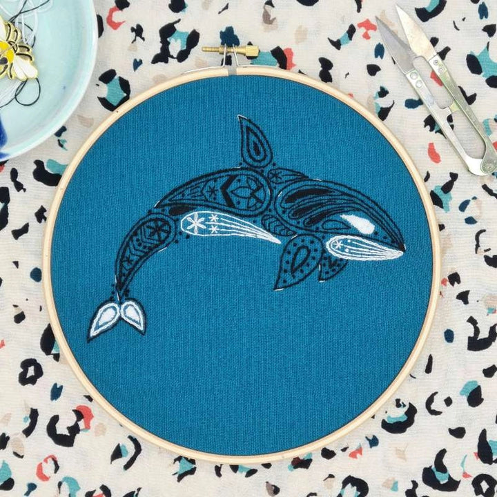 Orca Embroidery Kit