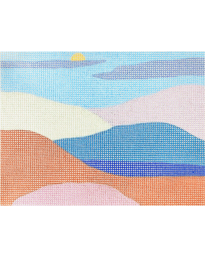 Peaceful Mountains Beginner Needlepoint Kit