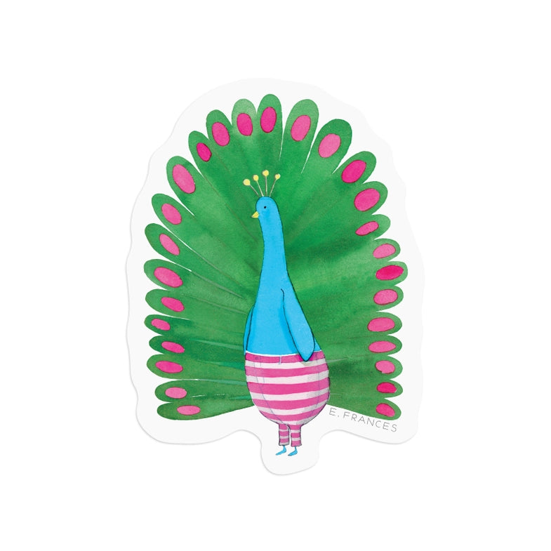 Peacock Vinyl Sticker