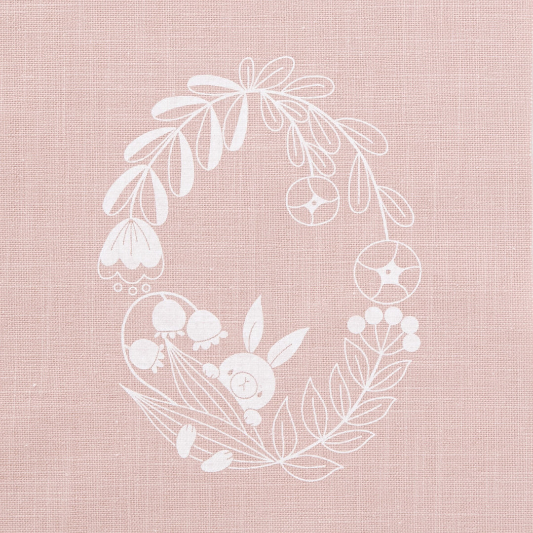 Japanese Embroidery Kit - Rabbit Wreath