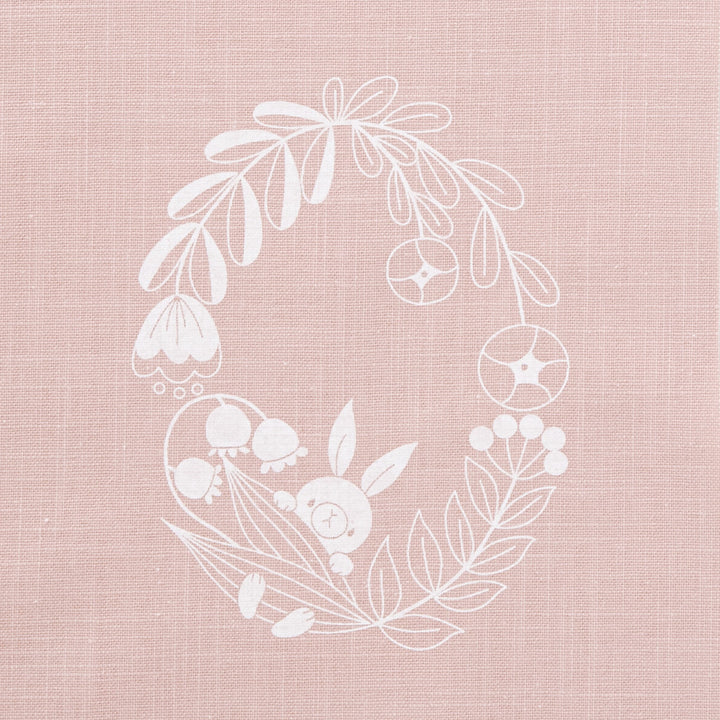 Japanese Embroidery Kit - Rabbit Wreath