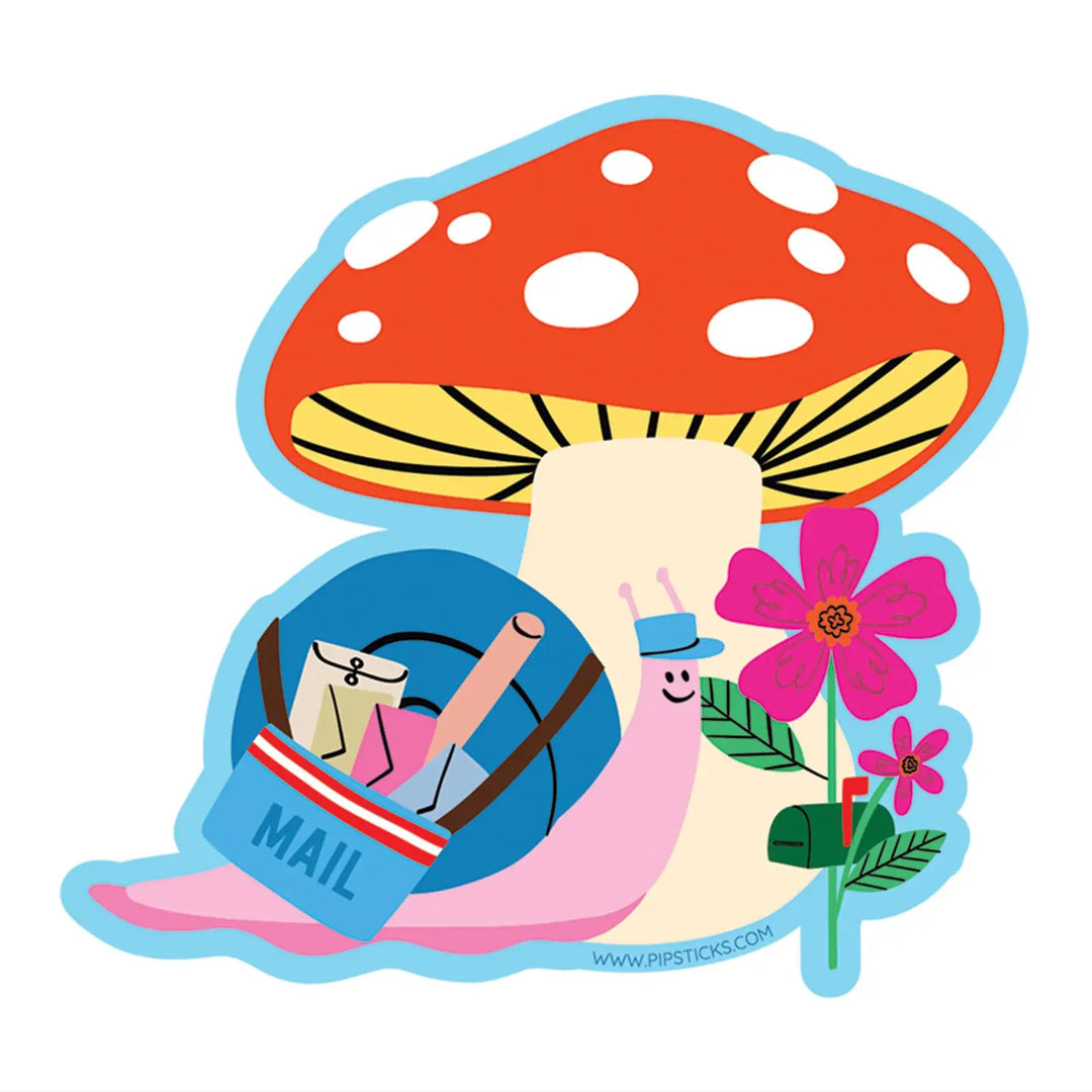 Snail Mail Carrier Vinyl Sticker