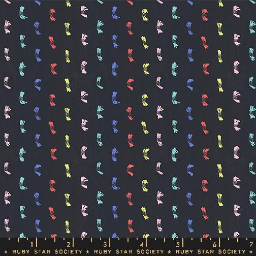 Ruby Star Society Warp Weft Oh Lucky Lucky - Soft Black (RS4128 12)