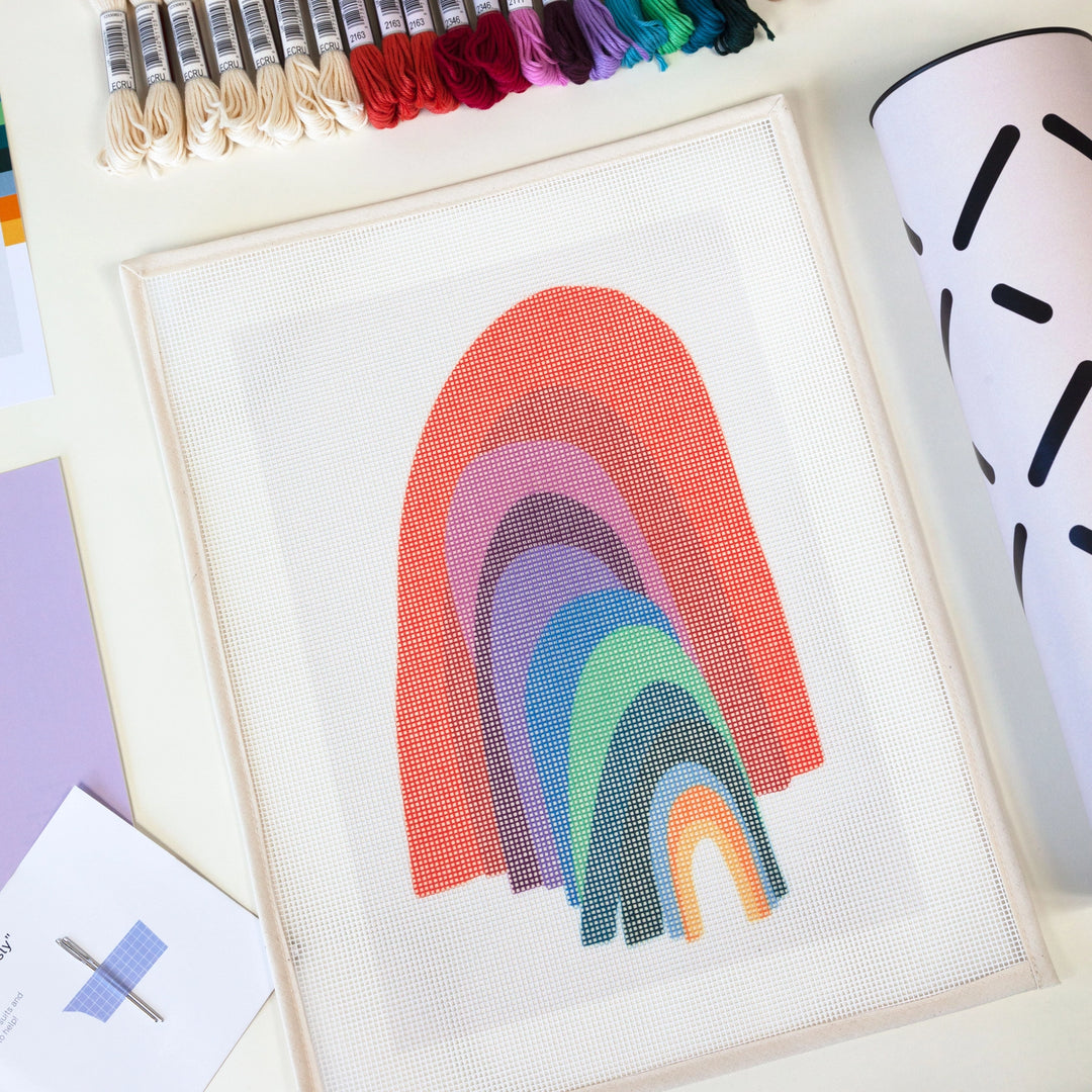 From the Other Side Rainbow Needlepoint Kit