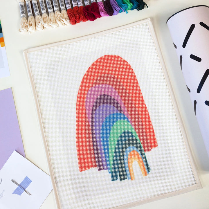 From the Other Side Rainbow Needlepoint Kit