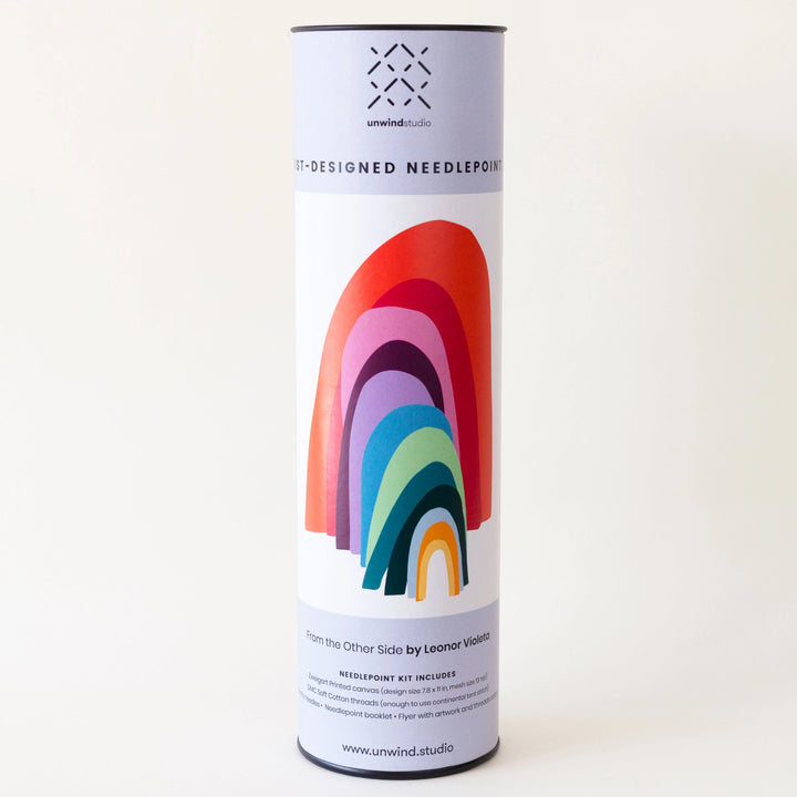 From the Other Side Rainbow Needlepoint Kit