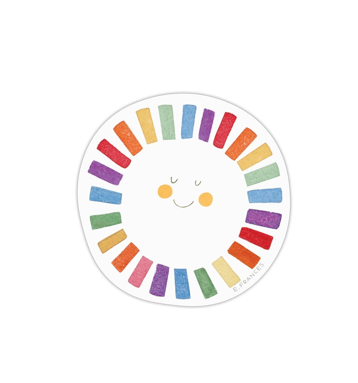 Rainbow Sun Vinyl Sticker