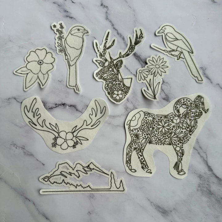 The Rockies Stick & Stitch Embroidery Patterns Set