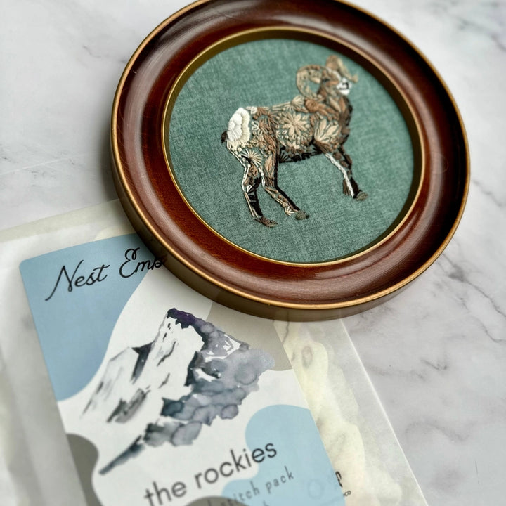 The Rockies Stick & Stitch Embroidery Patterns Set