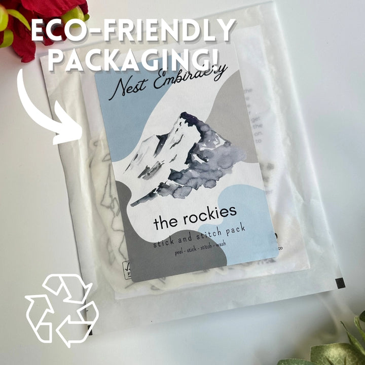 The Rockies Stick & Stitch Embroidery Patterns Set