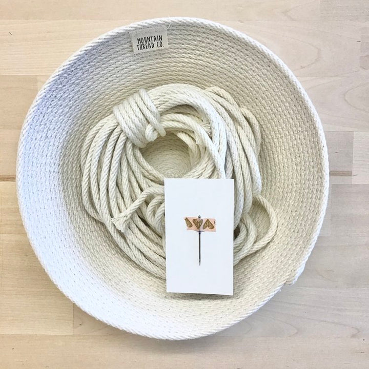 Roped Coil Basket DIY Kit - Round Organizer Bowl