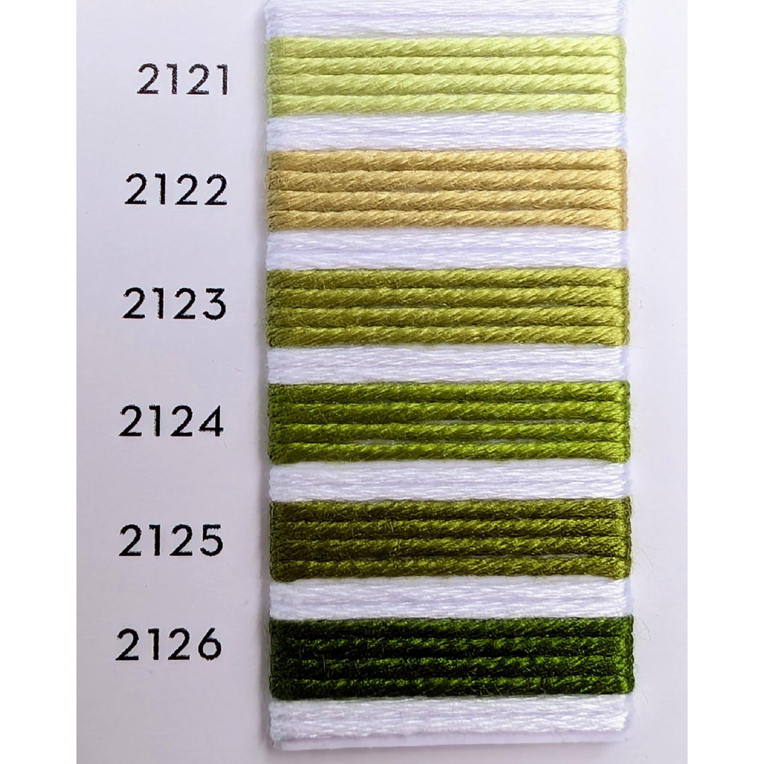 Soie d'Alger Silk Embroidery Thread - Cigale (Yellow Green Extra)