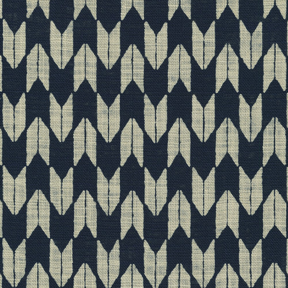 Nara Homespun :: Beige Arrows on Indigo (NHSD271)
