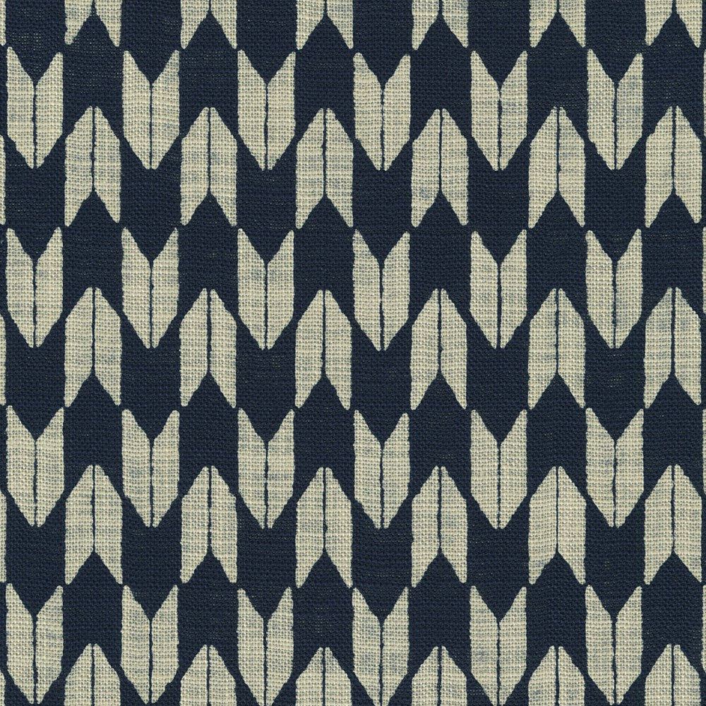 Nara Homespun :: Beige Arrows on Indigo