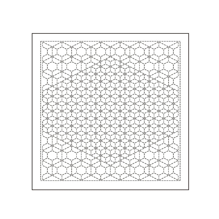 Traditional Sashiko Sampler - Arare-Kokko (#H1123/2123)