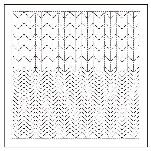 Traditional Sashiko Sampler - Yabane (#H1132/2132)