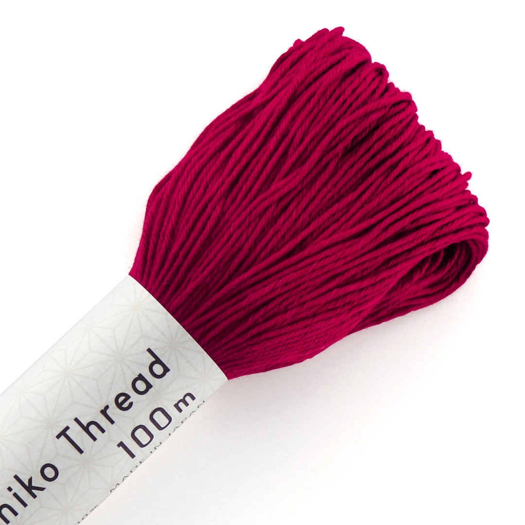 100m Skein Olympus Sashiko Thread - Rose Red (#104)