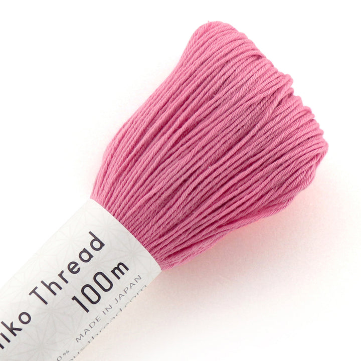 100m Skein Olympus Sashiko Thread - Rose Pink (#110)