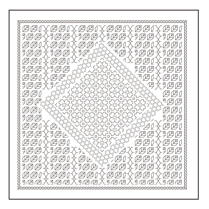 Mixed Style Sashiko Stitching Sampler - Sakura (1107 / 10107)