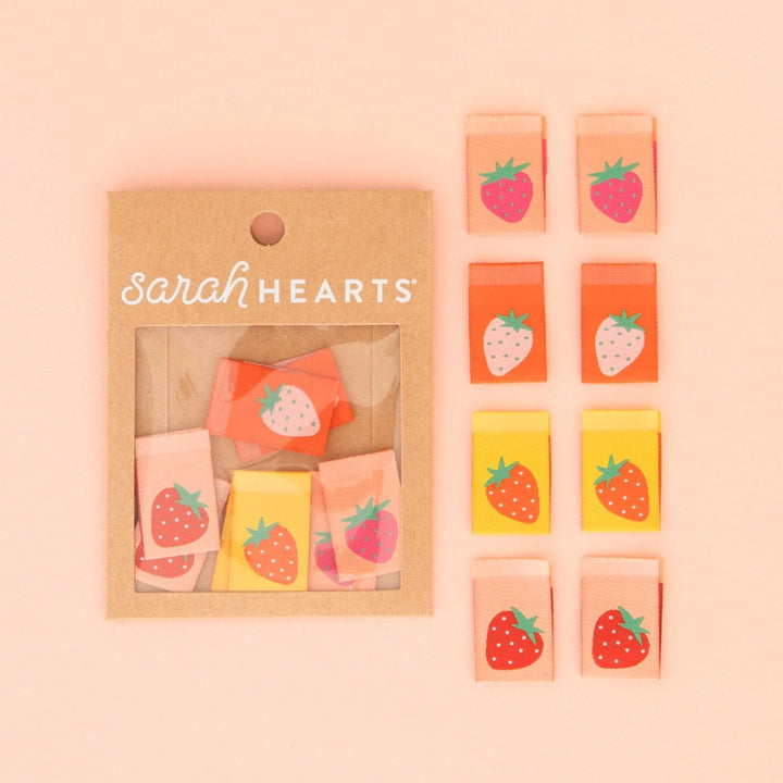 Strawberries Woven Labels