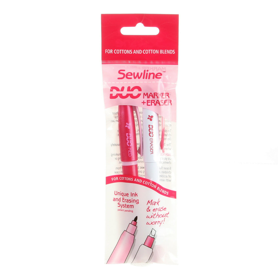 Duo Fabric Marker and Eraser Set