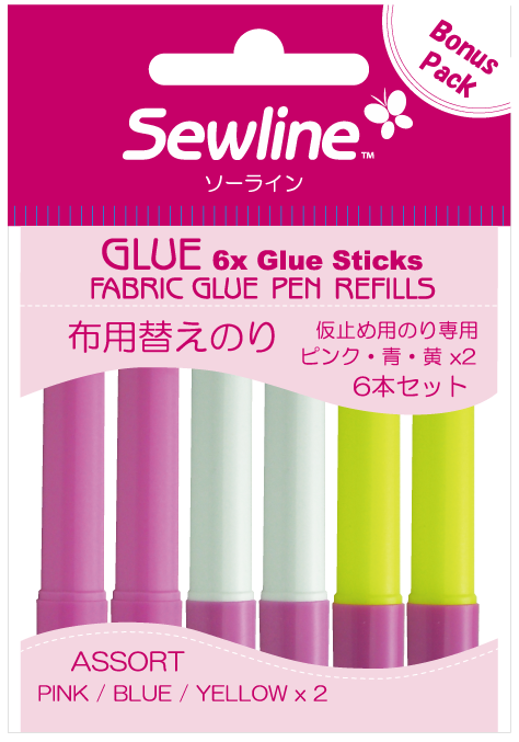 Sewline Fabric Glue Pen Refills (6 pack)