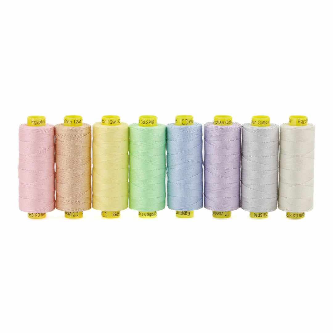 12 wt Cotton Thread Set - Wonderfil Spagetti Frostings