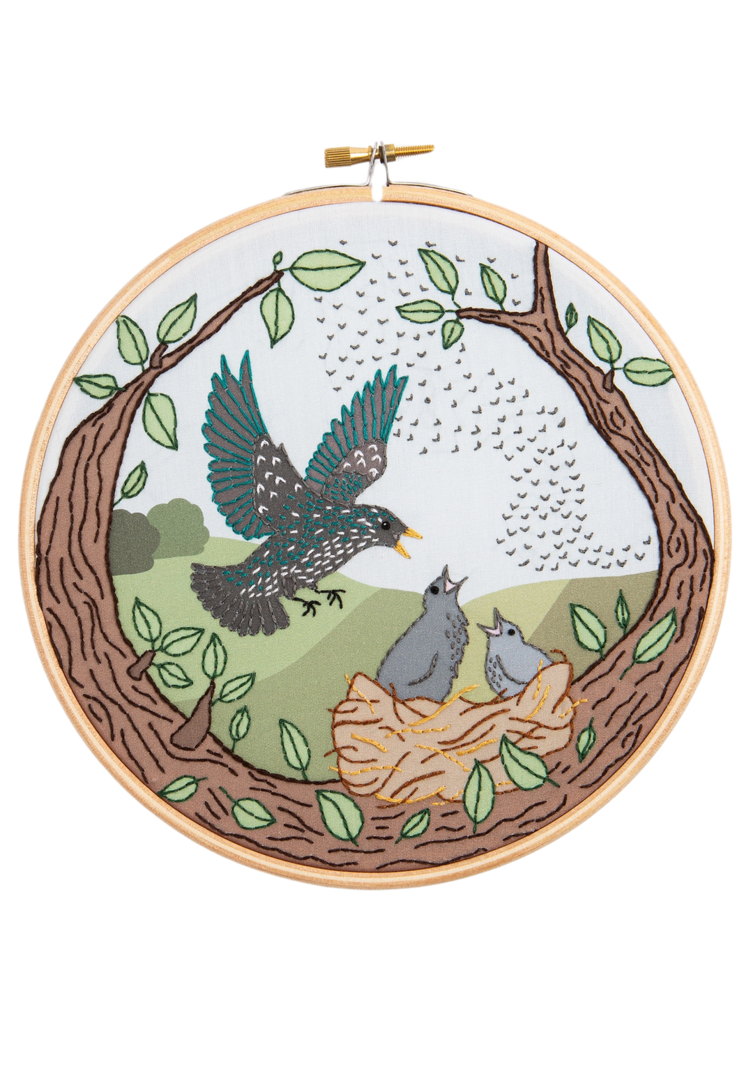Starling Song Embroidery Kit